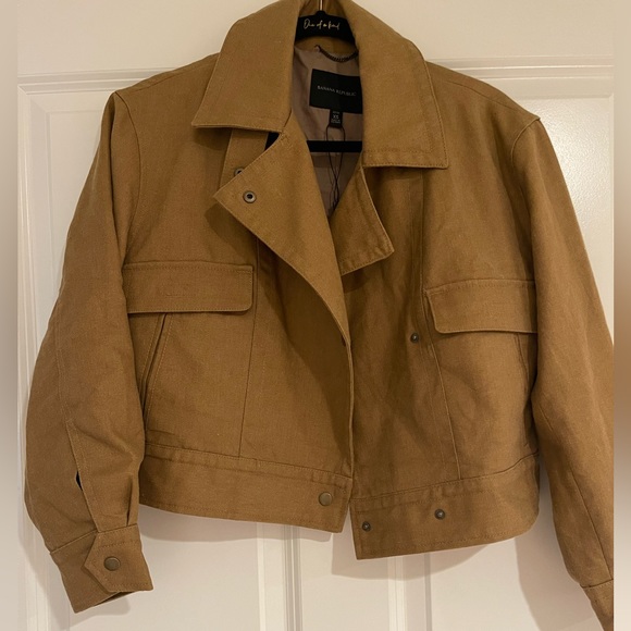 Banana Republic Amelia Flight Jacket - caramel apple camel - Picture 10 of 12
